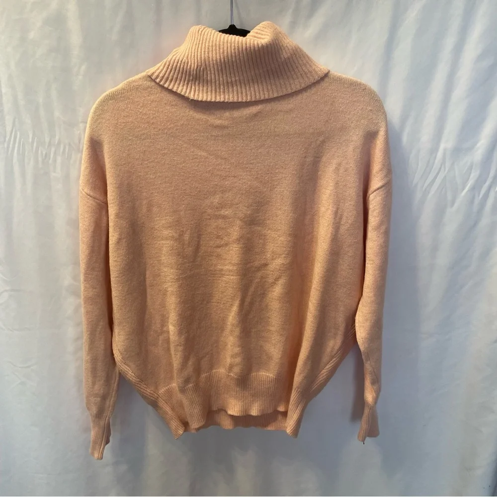 Philosophy Knit SOFT Turtleneck Pullover Sweater Pink Medium‎ Barbiecore Preppy